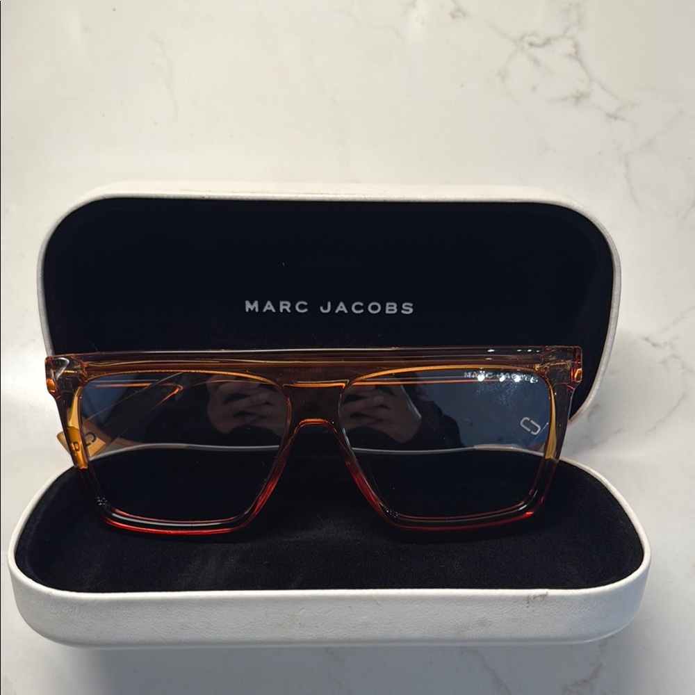 Marc Jacobs Amber and Black Sunglasses